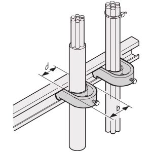 C-Rail Cable Shell, for Cable Bundle 42 … 46 mm