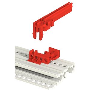 Coding Block for Accessory Type Guide Rail, PC, Bottom, Red