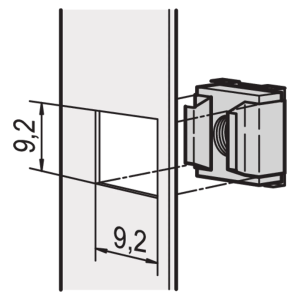 CAGE NUT KIT M4/2.5  (50PCS)