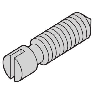 SCREW GRUB SLOT M3X8MM (100PCS)