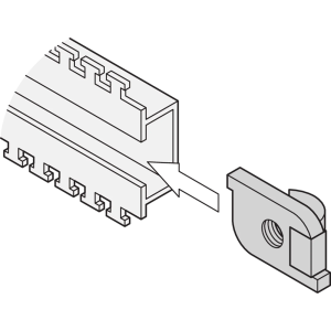 Slide Nut Kit for C-Rail, 10 PCS