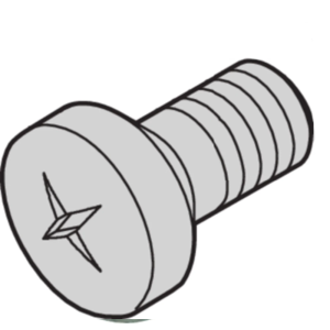 POZIDRIVE SCREW M2.5X10 10PCS